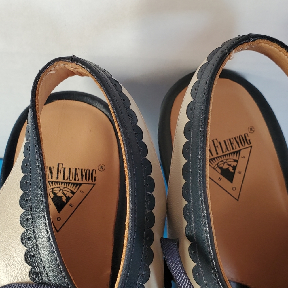 Fluevog Miracles Levitation sz9 cream and black - Picture 5 of 12